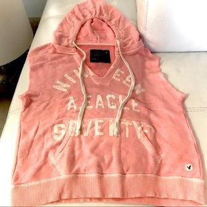 American Eagle Outfitters Sleeveless Hoodie S